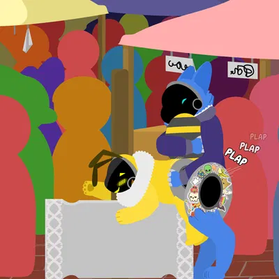 background character, honeypot (tf2 demo 2004), stickerboard (tf2 demo 2004) created by tf2 demo 2004