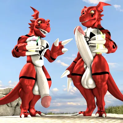 bandai namco, digimon created by aceydrgn