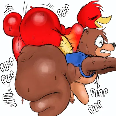banjo (banjo-kazooie), kazooie (banjo-kazooie, rareware) created by anothercat