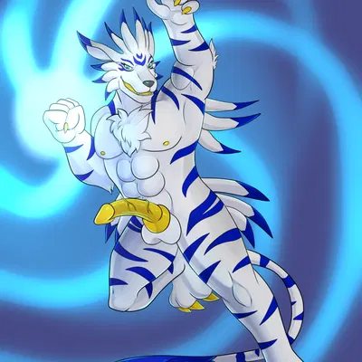 beauwolfhusky (bandai namco, digimon) created by heart-of-a-dragoness