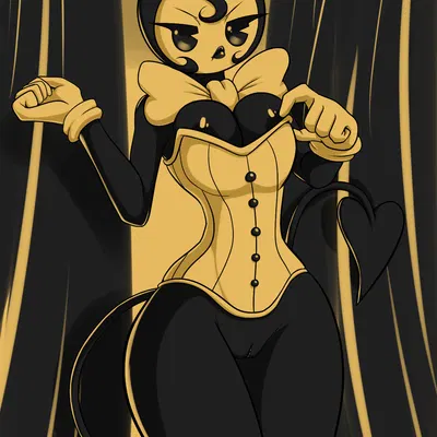 bendy the dancing demon, bethany (latiar) (bendy and the ink machine) created by latiar