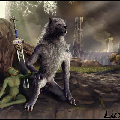 blaidd (elden ring), tarnished (elden ring) (elden ring, fromsoftware) created by liosoun