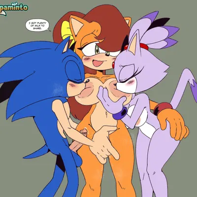 blaze the cat, sonic the hedgehog, tiara boobowski (sega, sonic the hedgehog (series)) created by pepamintop