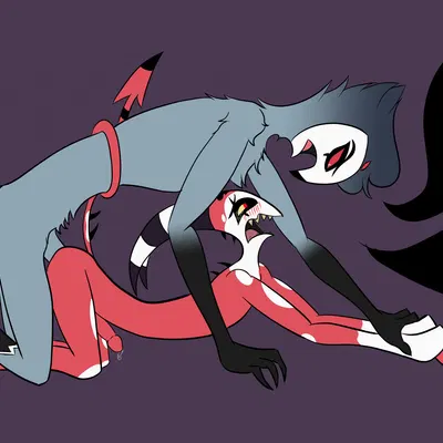 blitzo (helluva boss), stolas (helluva boss) (hellaverse, helluva boss) created by reachahighernoon