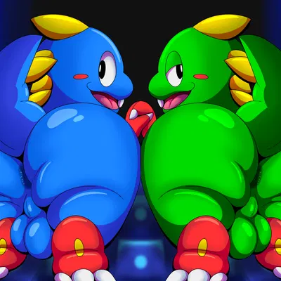 bob (bubble bobble), bub (bubble bobble) (bubble bobble, mythology) created by tepigfan101
