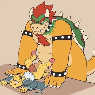 bowser (mario bros, nintendo) created by junkztown