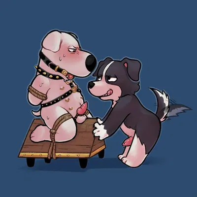 brian griffin, mr. pickles (family guy, mr. pickles (series)) created by anonpupb