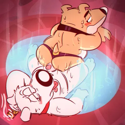 brian griffin, vinny griffin (family guy) created by the-alfie-incorporated