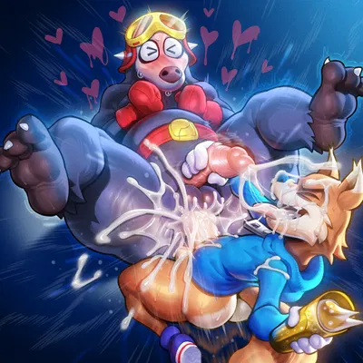 bumper the badger, conker (conker's bad fur day, diddy kong racing) created by gerrkk