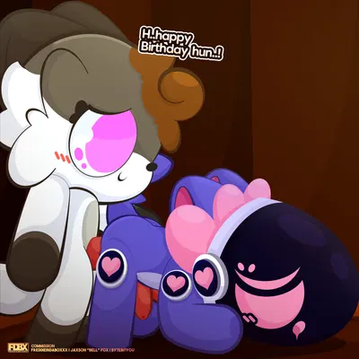 byte (skye), jaxson fox (jaxsonbellfox) created by freddieindaboxx