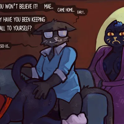 candy borowski, mae borowski, stan borowski (night in the woods) created by latchk3y