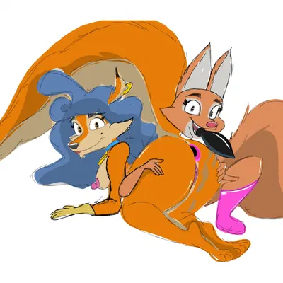 carmelita fox, diane foxington (dreamworks, sly cooper (series)) created by jrxt