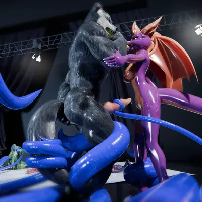 carolitta (slad), carolitta (vlad-lox), sah-ra (furromantic) (activision, microsoft) created by bizzyniz