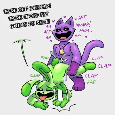 catnap (poppy playtime), hoppy hopscotch (mob entertainment, poppy playtime) created by littlesinner