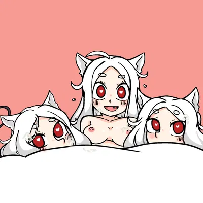 cerberus (helltaker) (helltaker) created by futuree