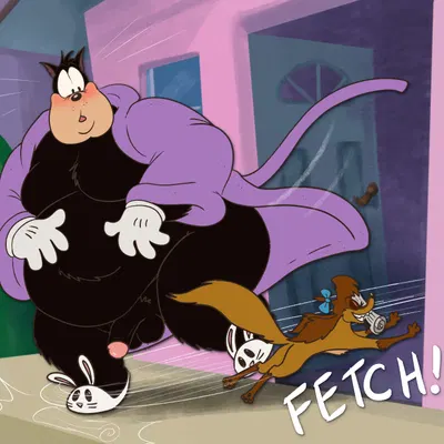 chainsaw (goof troop), pete (disney) (disney) created by smallfryspy