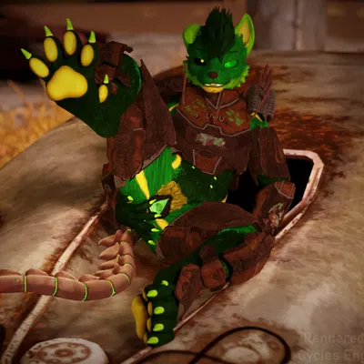 chaos canine (nimbkoll), lance barrowpaw, raider (fallout) (fallout, microsoft) created by lance the lich