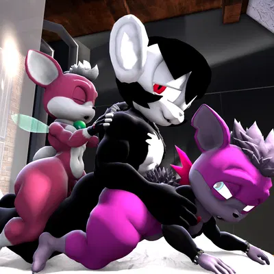 chip (sonic), dark gaia, lire (doommusk) (sega, sonic the hedgehog (series)) created by doommusk