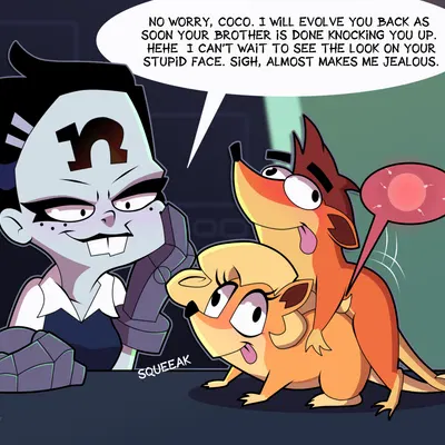 coco bandicoot, crash bandicoot, nina cortex (activision, crash bandicoot (series)) created by toongrowner