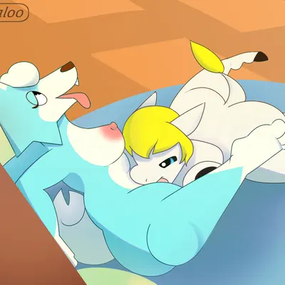 colton (animal crossing), skye (animal crossing) (animal crossing, nintendo) created by wolfbaloo