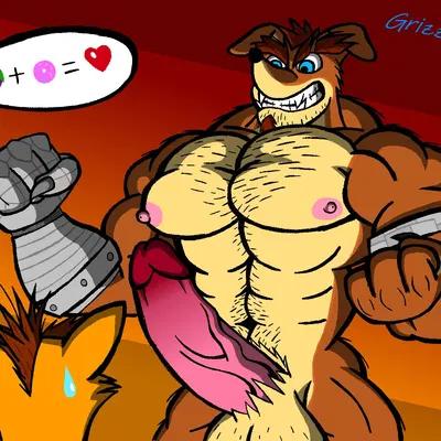 crash bandicoot, crunch bandicoot (activision, crash bandicoot (series)) created by grizzlykubz