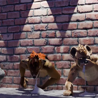 created by fox the hyena