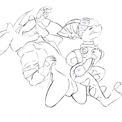 cyote, rivet (ratchet and clank) (ratchet and clank, sony corporation) created by chaoshetra