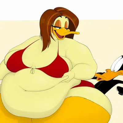 daffy duck, tina russo (looney tunes, the looney tunes show) created by puhba