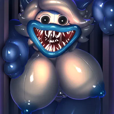 darbo, huggy wuggy (mob entertainment, poppy playtime) created by elysianelly