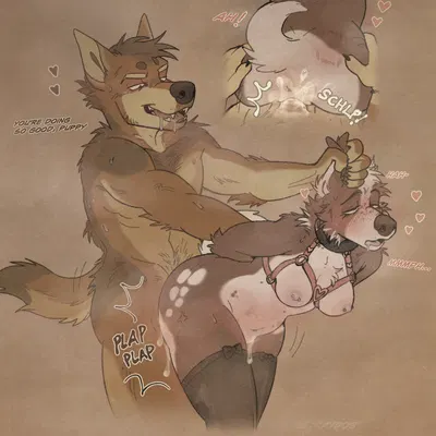 dawg (astrayd0g), puppy (slutisity) created by astrayd0g