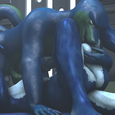 delta (scaleddelta), lizard (petruz), shark (petruz) created by scaleddelta