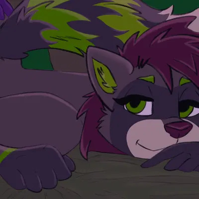 dezyraccoon created by hawkward (artist)