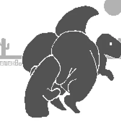 dinosaur (google chrome) (google, google chrome) created by bakenek0o