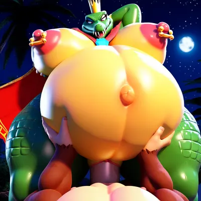 donkey kong, king k. rool (donkey kong (series), nintendo) created by captaincommandon't