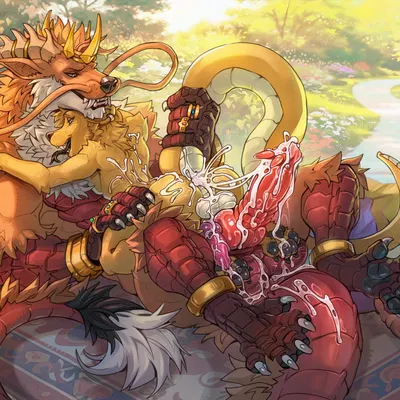 draixen (scaledfox), vidra krem (mythology) created by xenoguardian