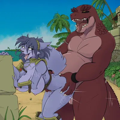 drudgegut, krystal (star fox) (nintendo, star fox) created by yawg