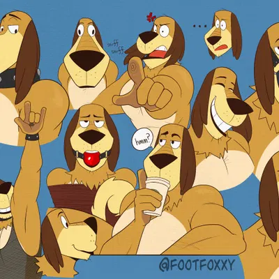 dukey (johnny test (series)) created by footfoxxy