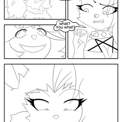 emberlynn pinkle, loona (helluva boss) (hellaverse, helluva boss) created by t0d artista