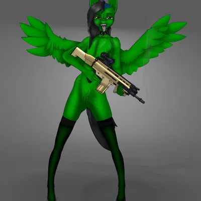 endel frostlion (fabrique nationale herstal, hasbro) created by endelthepegasus