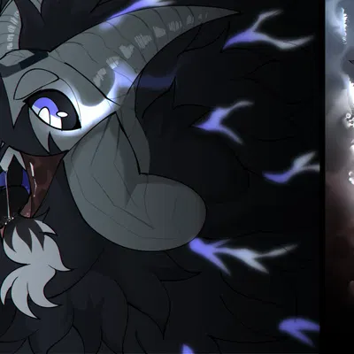 fan character, kindred (lol), wolf (lol) (league of legends, riot games) created by dogeist