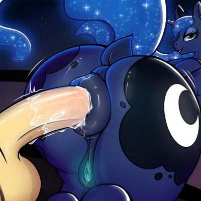 fan character, princess luna (mlp) (friendship is magic, hasbro) created by xaviart