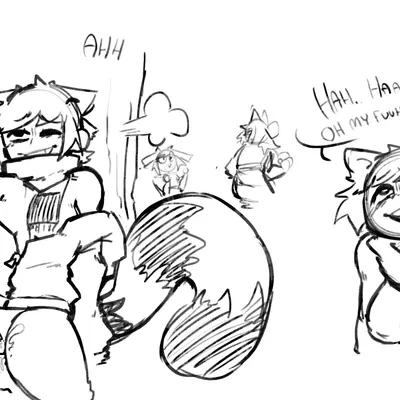 felix (derpyfox 36), mona (derpyfox 36) created by derpyfox 36