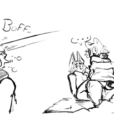 felix (derpyfox 36), mona (derpyfox 36), yukio (derpyfox 36) created by derpyfox 36