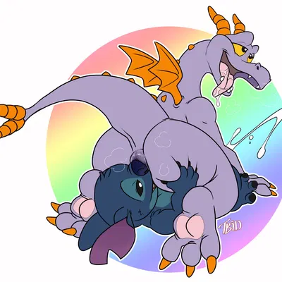 figment, stitch (lilo and stitch) (disney, disney parks) created by tbid