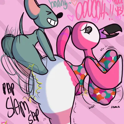 flora (animal crossing), samson (animal crossing) (animal crossing, nintendo) created by klutzatdusk