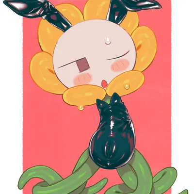 flowey the flower (undertale, undertale (series)) created by retsuzyohana