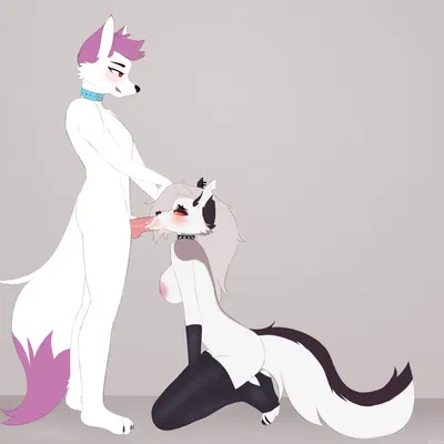 fluffer wolfee, loona (helluva boss) (hellaverse, helluva boss) created by anami chan