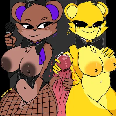 freddy (fnaf), golden freddy (fnaf) (five nights at freddy's, scottgames) created by slinkmayker