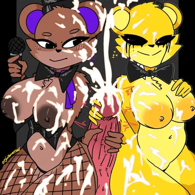 freddy (fnaf), golden freddy (fnaf) (five nights at freddy's, scottgames) created by slinkmayker