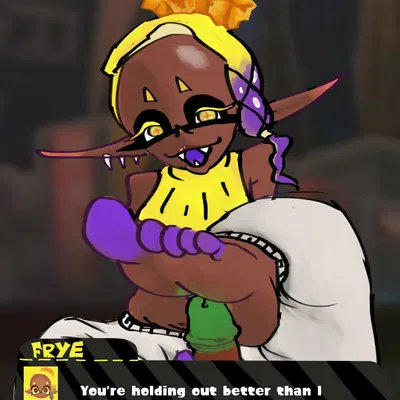 frye (splatoon), marina (splatoon) (nintendo, splatoon) created by ratsinablanket